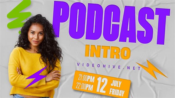 Videohive Creative Podcast Intro