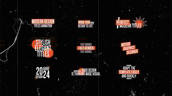 Videohive Modern Titles | AE 54951496
