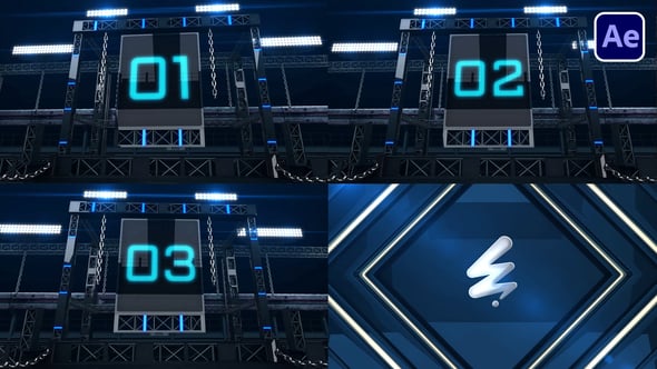 Videohive 3D Count Down Opener