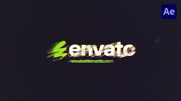 Videohive Analog Glitch Logo
