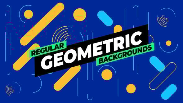 Videohive Geometric Backgrounds 54822179