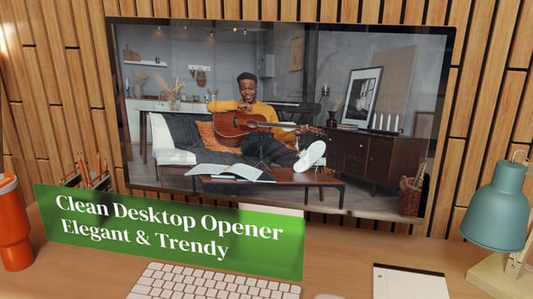 Videohive Clean Desktop Opener