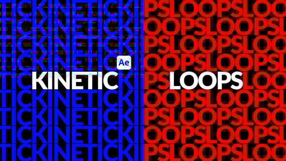 Videohive Kinetic Loop Titles