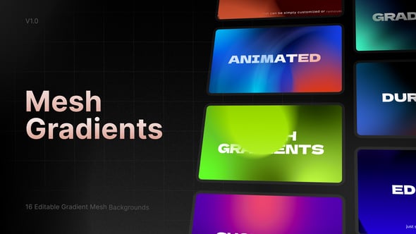 Videohive Animated Mesh Gradients