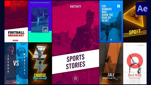 Videohive Sports Social Media Stories for After Effects