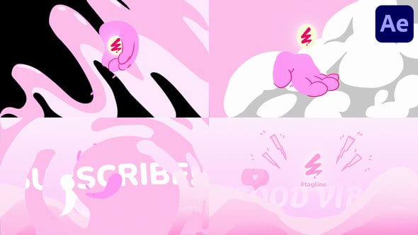 Videohive Cloud Cute Logo Reveal for After Effects