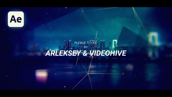 Videohive Plexus Titles Opener