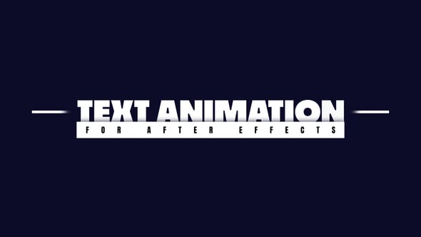 Videohive Text Animation 54939638