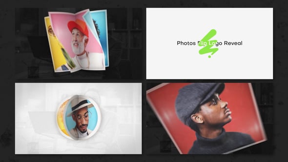 Videohive Photos Flip Logo Reveal 54898693