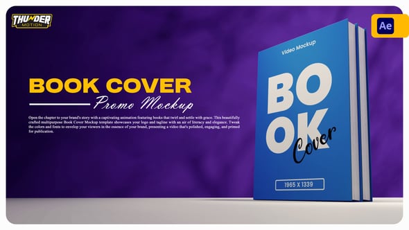 Videohive Book Cover Promo Mockup