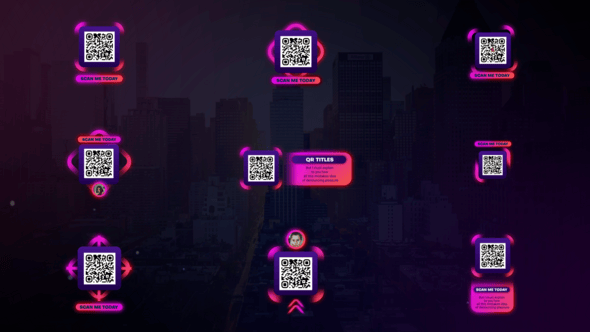 Videohive QR Titles