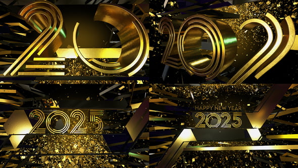 Videohive Happy New Year Greetings 2025
