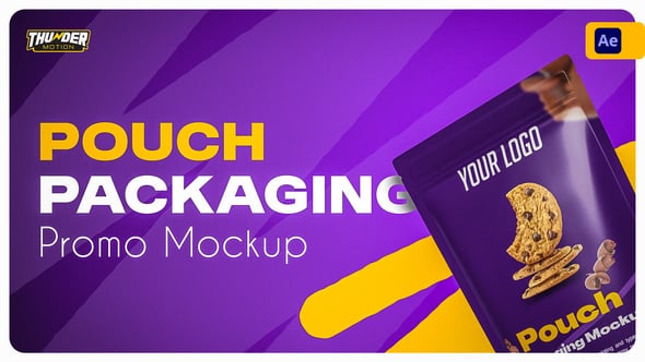 Videohive Pouch Packaging Promo Mockup