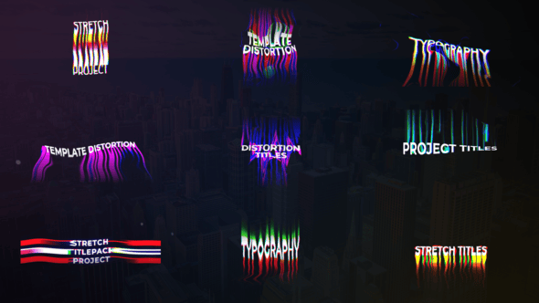 Videohive Distortion Titles