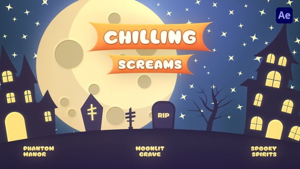Videohive Halloween Colorful Titles