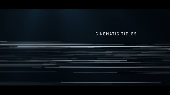 Videohive Cinematic Titles 54799562