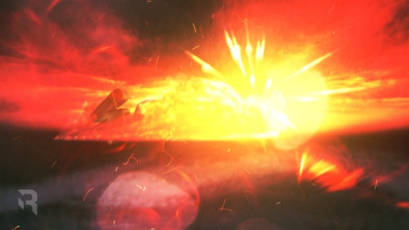 Videohive Fire Line Logo Reveal