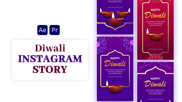 Videohive Traditional Indian Diwali Instagram Story