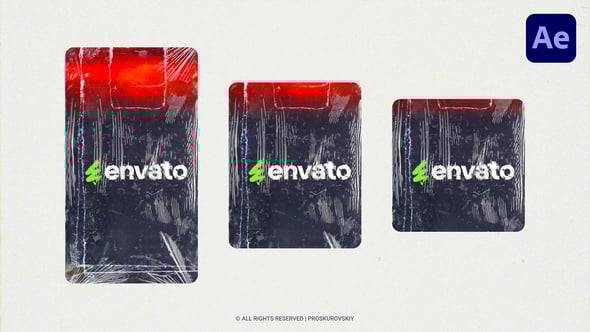 Videohive Vertical Plastic Texture Logo