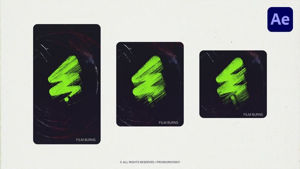 Videohive Vertical Scratch Logo