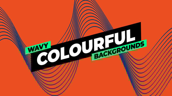 Videohive Wavy Colourful Backgrounds