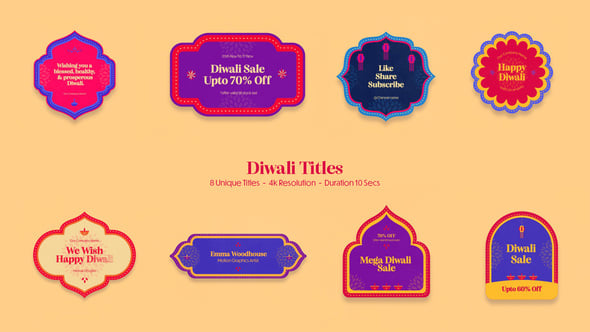 Videohive Diwali Titles
