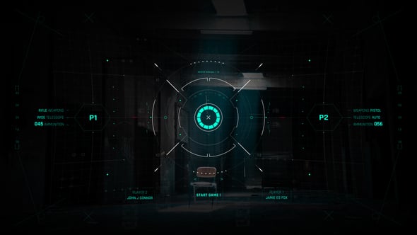 Videohive HUD UI Game Warrior Target 3