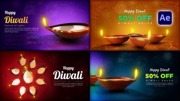 Videohive Diwail Greetings Pack