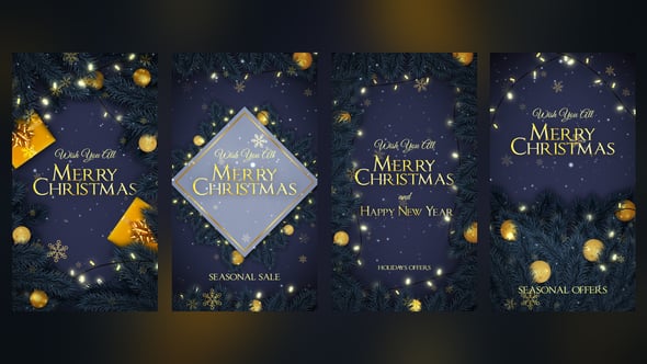 Videohive Merry Christmas Instagram Stories 55418751