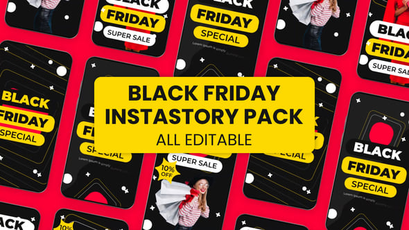 Videohive Black Friday Insta Story Pack