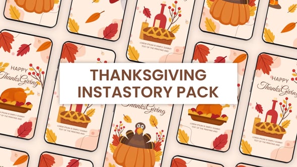 Videohive Thanksgiving Instagram Story