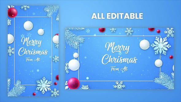 Videohive Merry Christmas Intro Opener