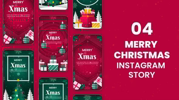 Videohive Merry Christmas Instagram Stories 55394710