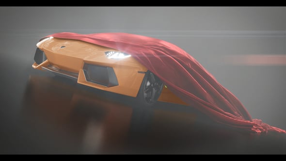 Videohive Cloth Covered Sports Car Presentation