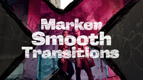 Videohive Marker Smooth Transitions