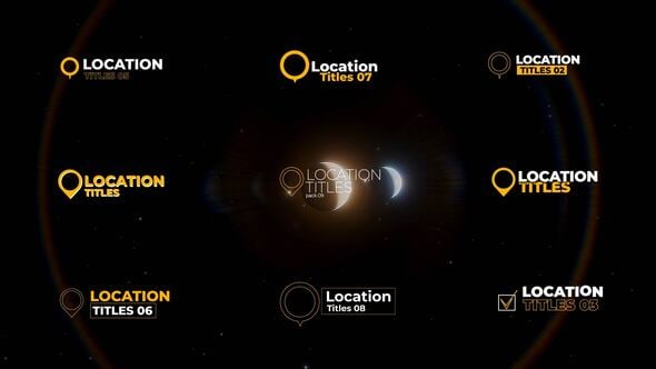 Videohive Location Titles 3.0 | After Effects 55353045