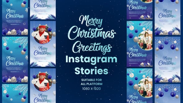 Videohive Christmas Season Celebration Instagram Stories