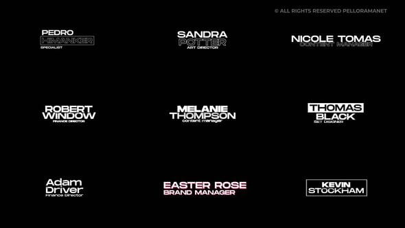 Videohive Lower Thirds 1.0 | AE 55372661