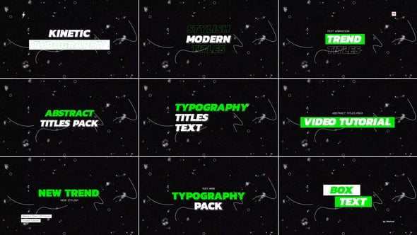 Videohive Abstract Titles | After Effects 55290103