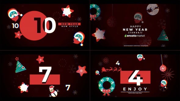 Videohive Christmas Countdown 55343392