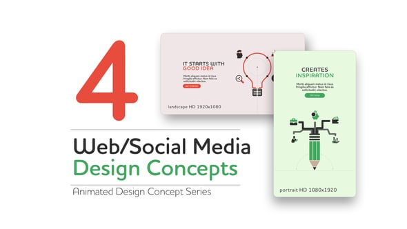 Videohive Web and Social Media Design Concept