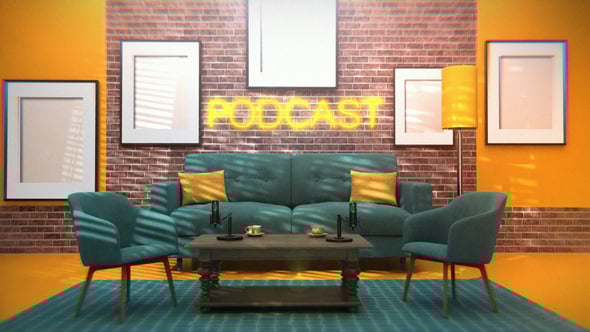 Videohive Podcast Room Opener
