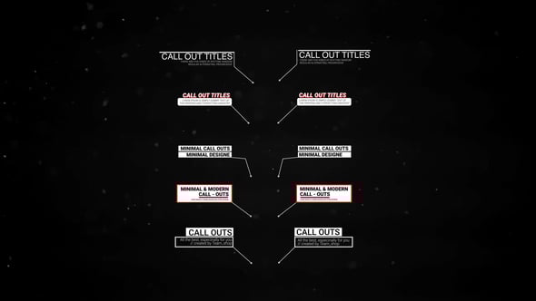 Videohive RGB Call Outs | AE