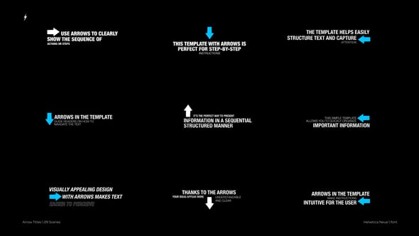Videohive Arrow Titles | After Effects
