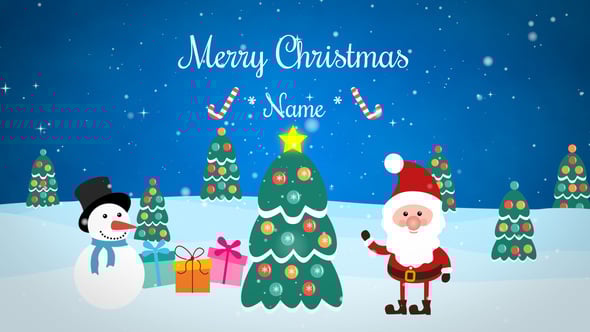 Videohive Merry Christmas 55436048
