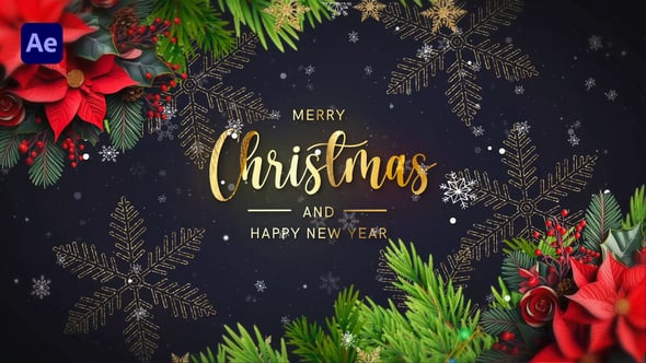 Videohive Merry Christmas Intro 2025