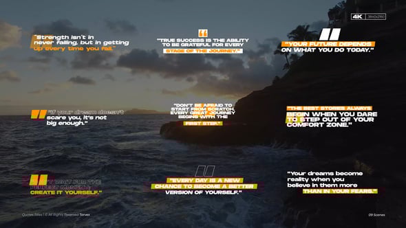 Videohive Quotes Titles  AE 55068409