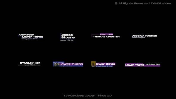 Videohive Lower Thirds 1.0 | AE 55101123
