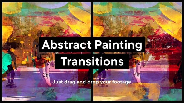 Videohive Abstract Painting Transition Template