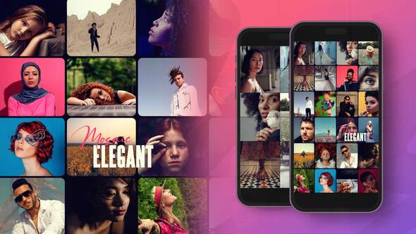 Videohive Slideshow Mosaic Multi-Screen